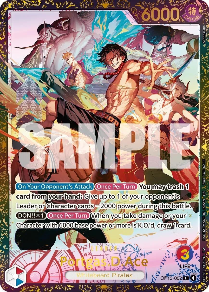 Image for Portgas.D.Ace (Large Scale Extra Grand Battle 2026) (OP13-002) (Foil) (One Piece Promotion Cards) (OP-PR) - One Piece Card Game
