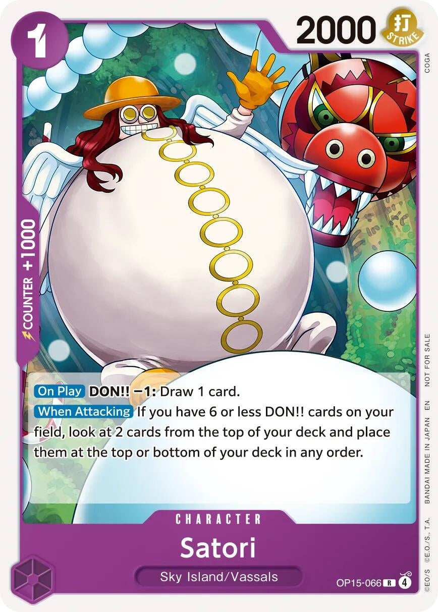 Image for Satori (Tournament Pack 2026 Vol. 4) (OP15-066) (One Piece Promotion Cards) (OP-PR) - One Piece Card Game