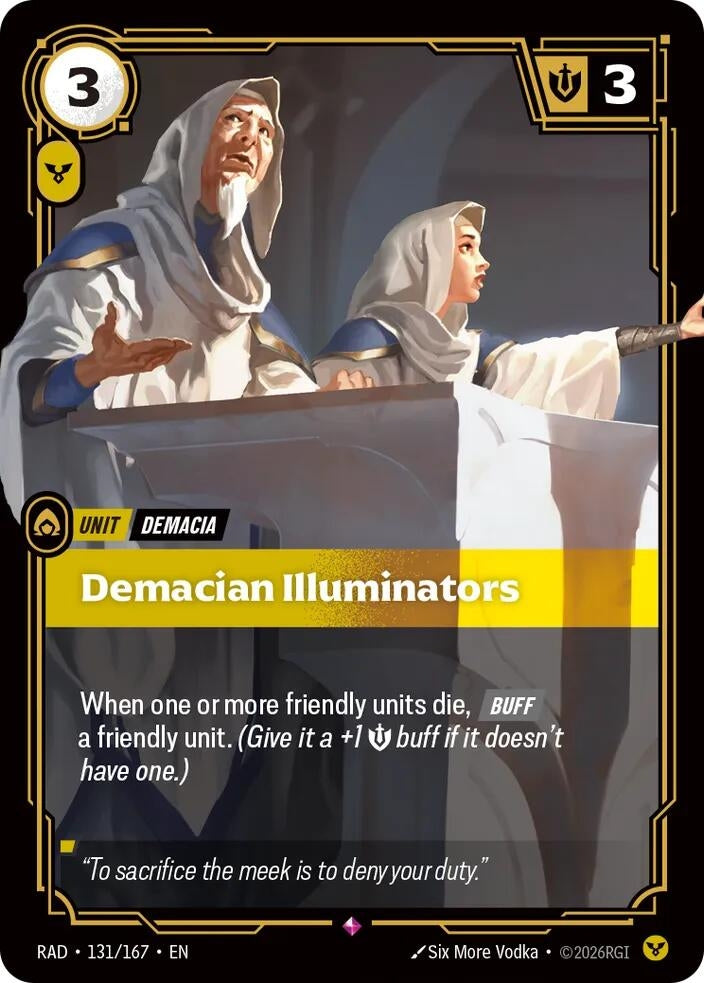 Image for Demacian Illuminators (131/167) (Foil) (Radiance) (RAD) - Riftbound: League of Legends Trading Card Game