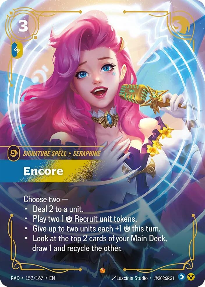Image for Encore (152/167) (Foil) (Radiance) (RAD) - Riftbound: League of Legends Trading Card Game