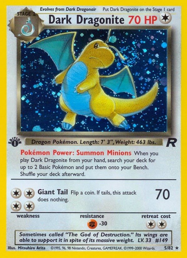 Image for Dark Dragonite (5) (05/82) (Team Rocket) - Pokemon