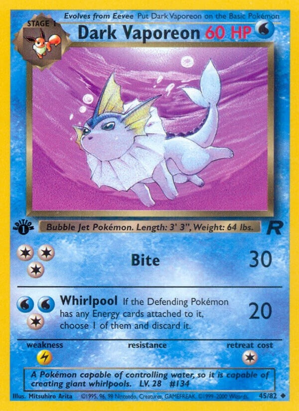 Dark Vaporeon (45/82) (Team Rocket)