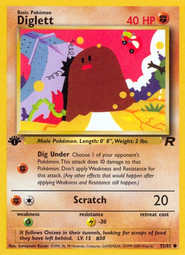 Diglett (52/82) (Team Rocket)