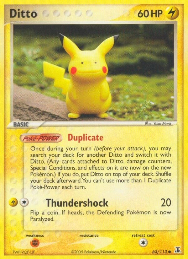 Image for Ditto - 63/113 (Pikachu) (063/113) (Delta Species) - Pokemon