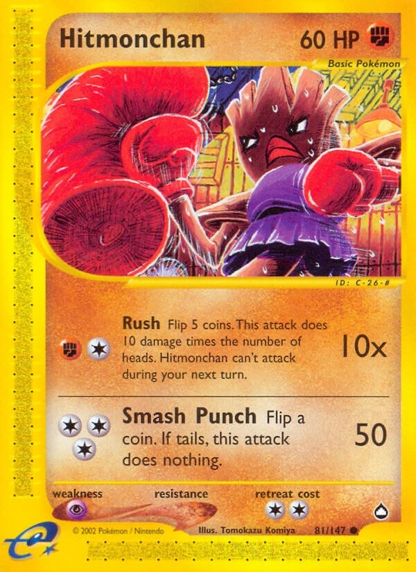 Image for Hitmonchan (081/147) (Aquapolis) - Pokemon