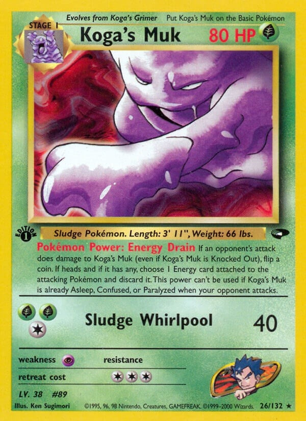 Image for Koga's Muk (026/132) (Gym Challenge) - Pokemon