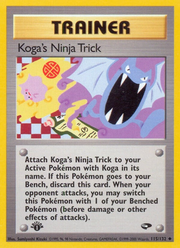 Image for Koga's Ninja Trick (115/132) (Gym Challenge) - Pokemon