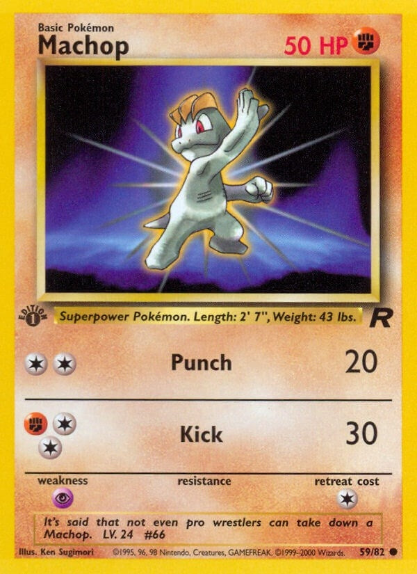 Image for Machop (59/82) (Team Rocket) - Pokemon