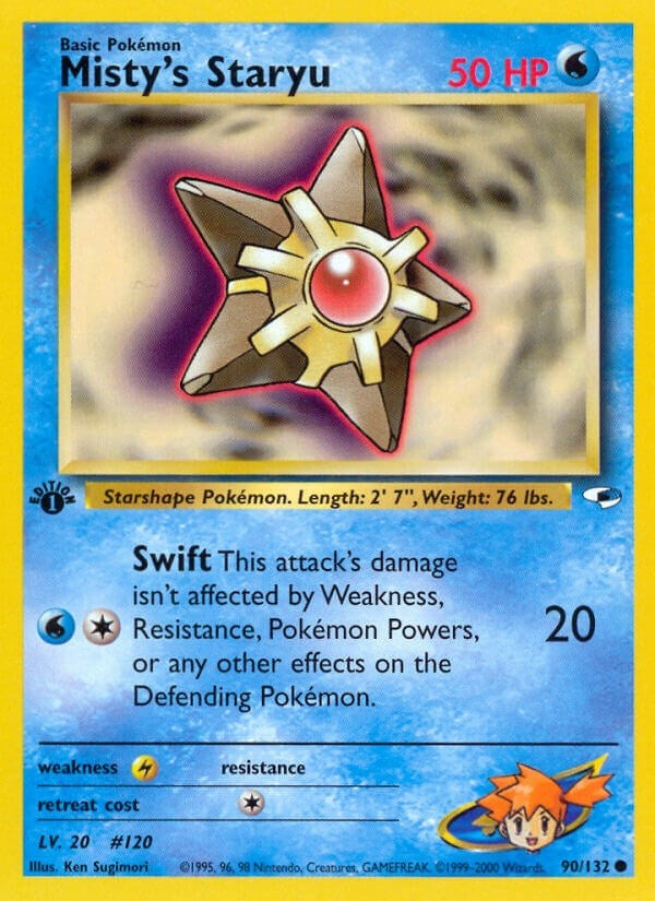 Image for Misty's Staryu (090/132) (Gym Heroes) - Pokemon
