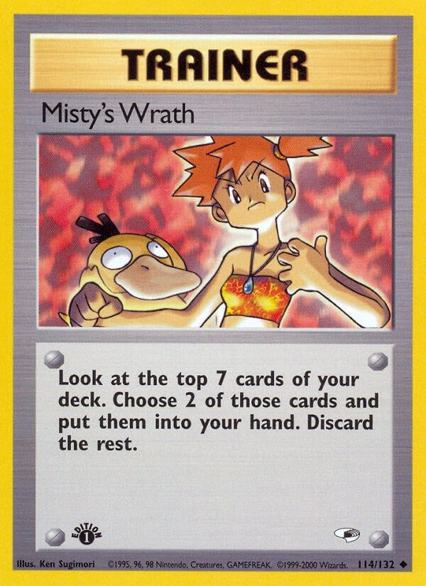 Image for Misty's Wrath (114/132) (Gym Heroes) - Pokemon