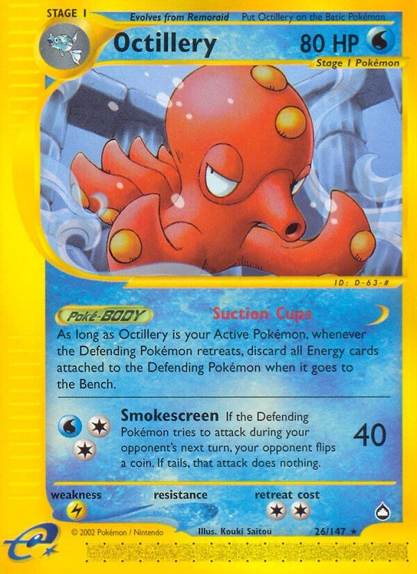 Image for Octillery (026/147) (Aquapolis) - Pokemon