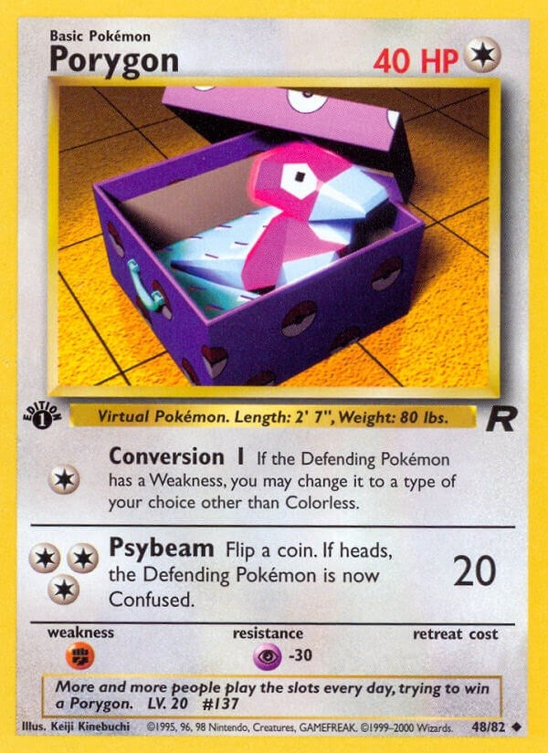 Image for Porygon (48/82) (Team Rocket) - Pokemon