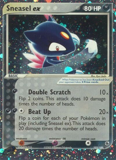 Image for Sneasel ex (103/109) (Ruby and Sapphire) - Pokemon