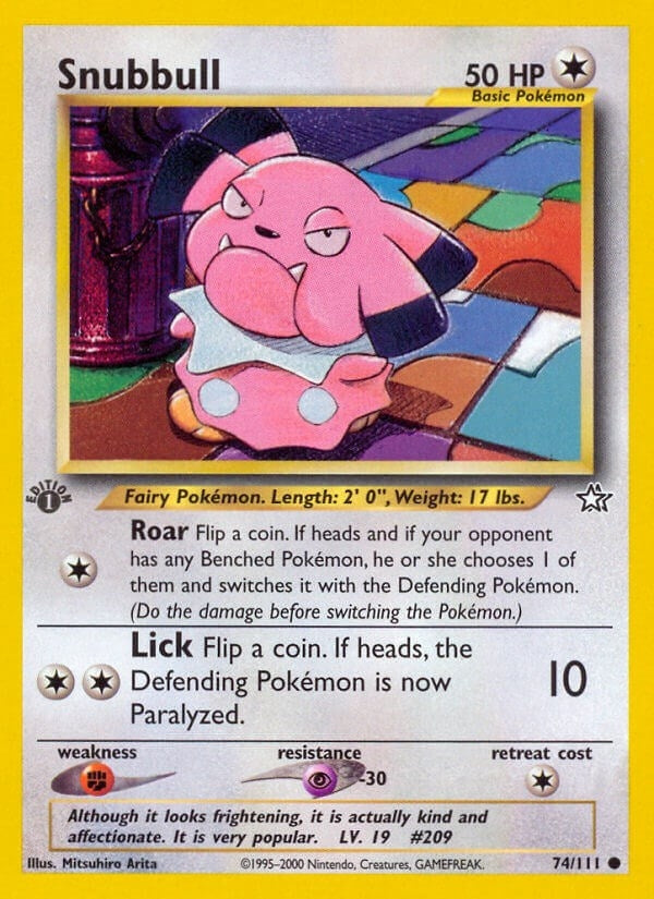 Image for Snubbull (074/111) (Neo Genesis) - Pokemon