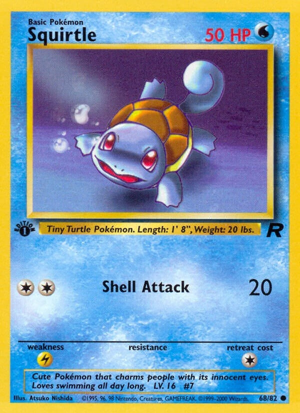 Image for Squirtle (68/82) (Team Rocket) - Pokemon