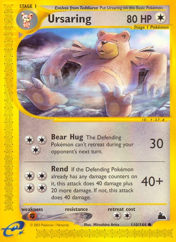 Image for Ursaring (110/144) (Skyridge) - Pokemon