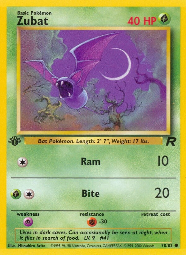 Image for Zubat (70/82) (Team Rocket) - Pokemon