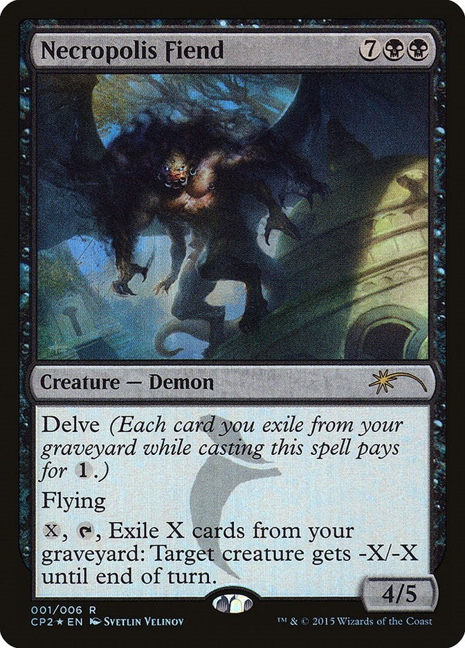 Image for Necropolis Fiend (1) (Foil) (Unique and Miscellaneous Promos) (UMP) - Magic: The Gathering