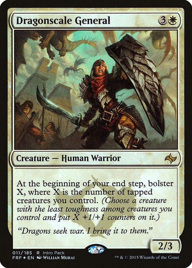 Image for Dragonscale General (11) (Foil) (Unique and Miscellaneous Promos) (UMP) - Magic: The Gathering
