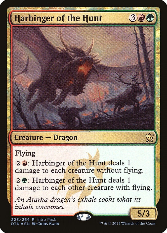 Image for Harbinger of the Hunt (223) (Foil) (Unique and Miscellaneous Promos) (UMP) - Magic: The Gathering