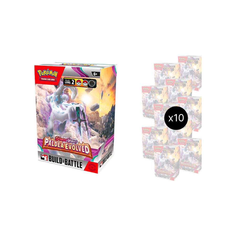 Paldea Evolved Build & Battle - Sealed Display (40 Booster Packs)