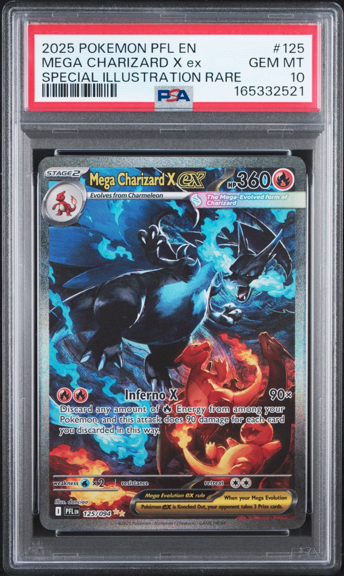 2025 POKEMON PFL EN-PHANTASMAL FLAMES | SPECIAL ILLUSTRATION RARE #125