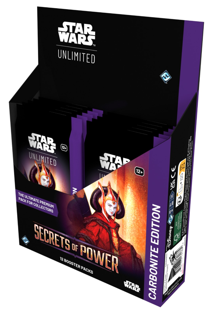 Star Wars: Unlimited - Secrets of Power Carbonite Booster Display
