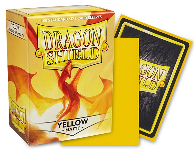 Dragon Shield Sleeves: Standard Matte - Yellow 100CT