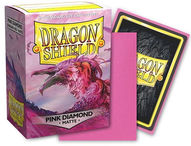 Dragon Shield Sleeves: Standard Matte - Pink Diamond 100CT