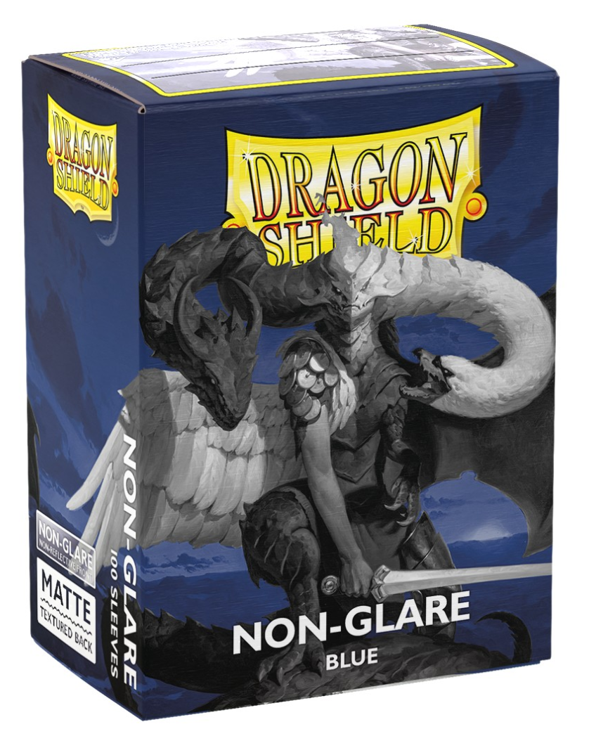 Dragon Shield Sleeves: Standard Matte Non-Glare - Blue 100CT