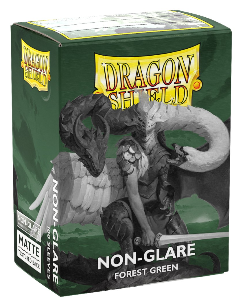 Dragon Shield Sleeves: Standard Matte Non-Glare - Forest Green 100CT