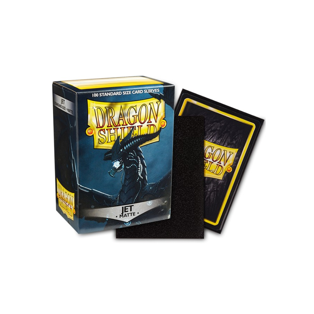 Dragon Shield Sleeves: Standard Matte - Jet 100CT