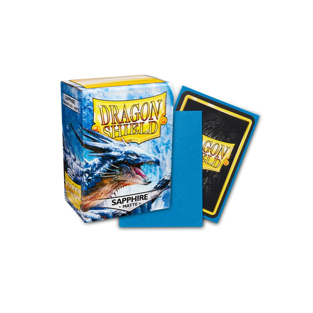 Dragon Shield Sleeves: Standard Matte - Sapphire 100CT