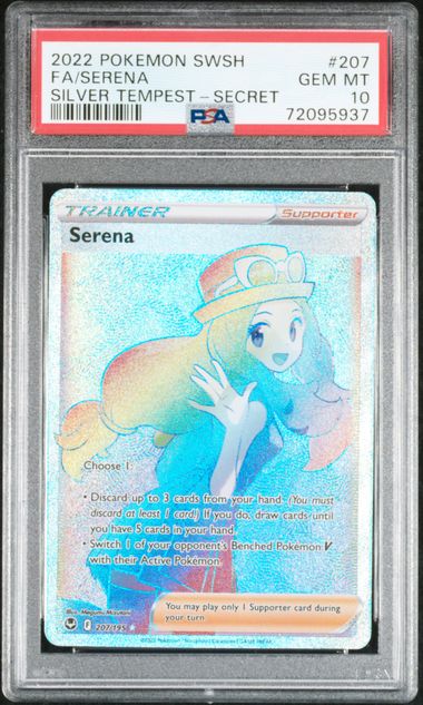 SERENA SECRET 2022 SILVER TEMPEST PSA 10