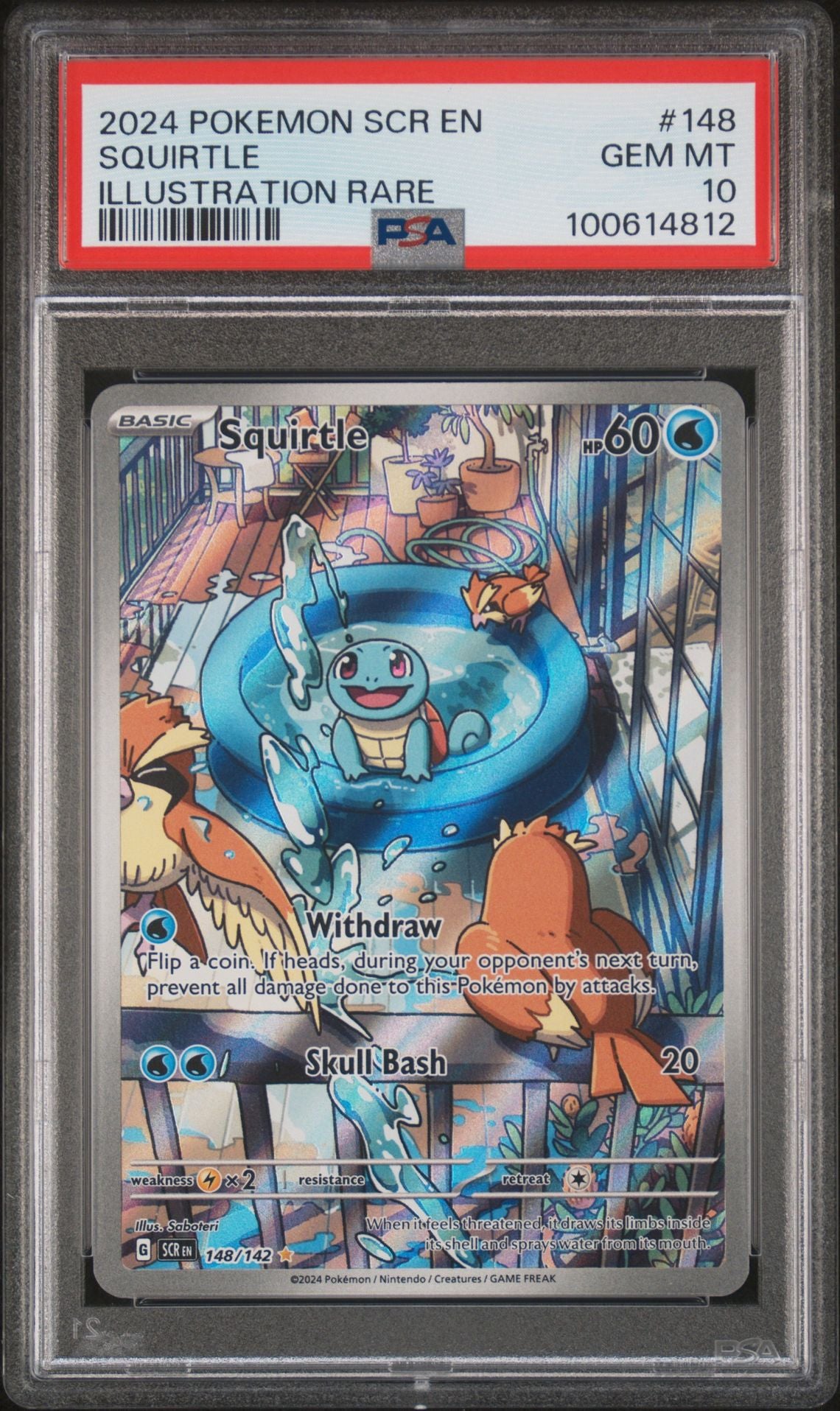 SQUIRTLE - PSA GEM MT 10