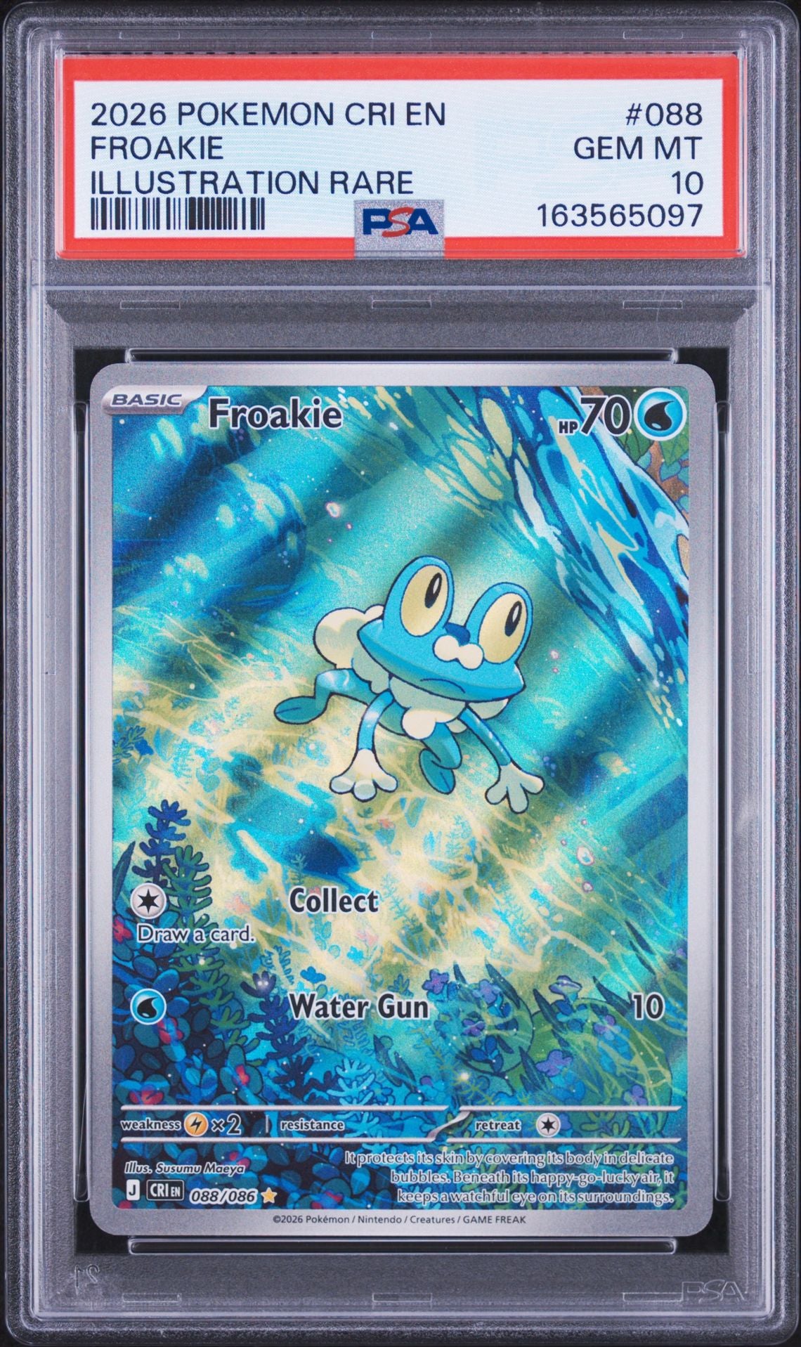 FROAKIE - PSA GEM MT 10