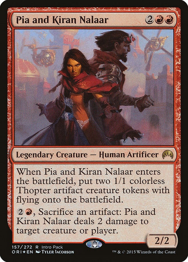 Image for Pia and Kiran Nalaar (157) (Foil) (Unique and Miscellaneous Promos) (UMP) - Magic: The Gathering