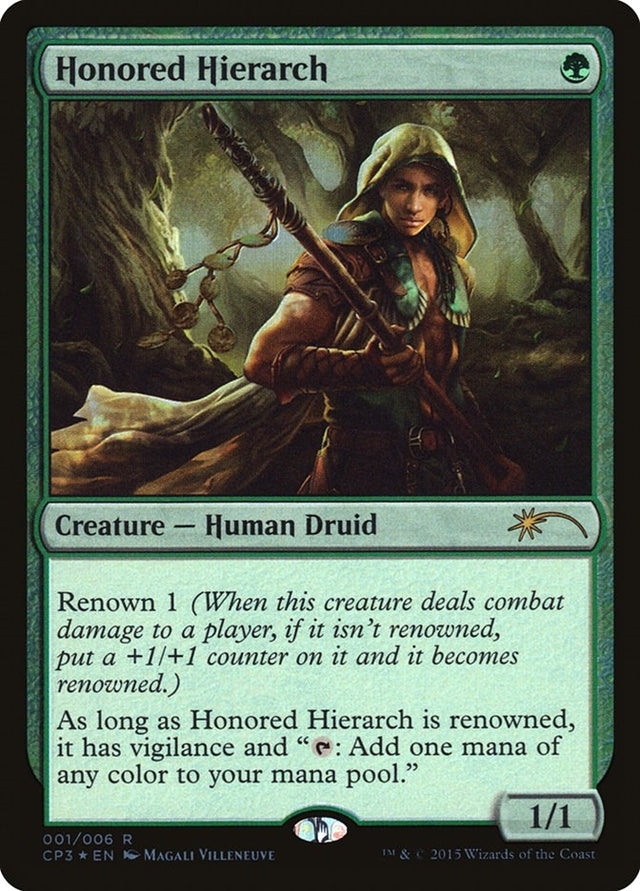 Image for Honored Hierarch (1) (Foil) (Unique and Miscellaneous Promos) (UMP) - Magic: The Gathering