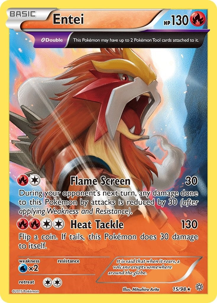 Image for Entei (15) (15/98) (XY - Ancient Origins) - Pokemon