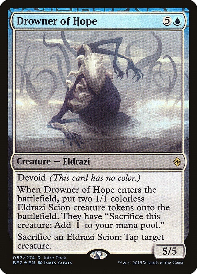 Image for Drowner of Hope (57) (Foil) (Unique and Miscellaneous Promos) (UMP) - Magic: The Gathering