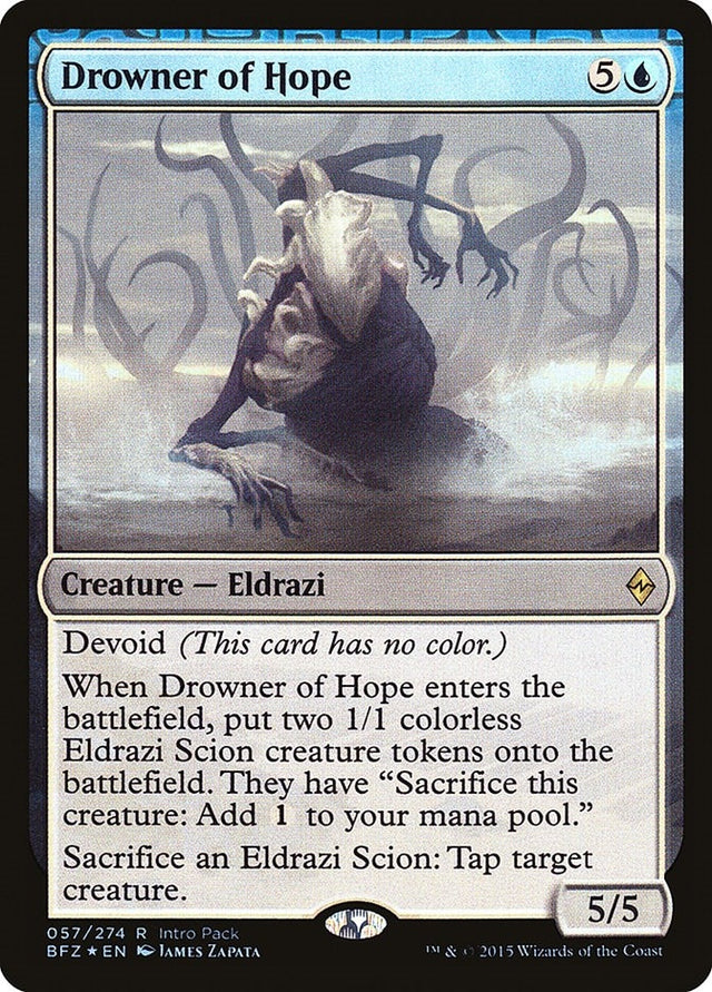 Image for Drowner of Hope (57) (Foil) (Unique and Miscellaneous Promos) (UMP) - Magic: The Gathering