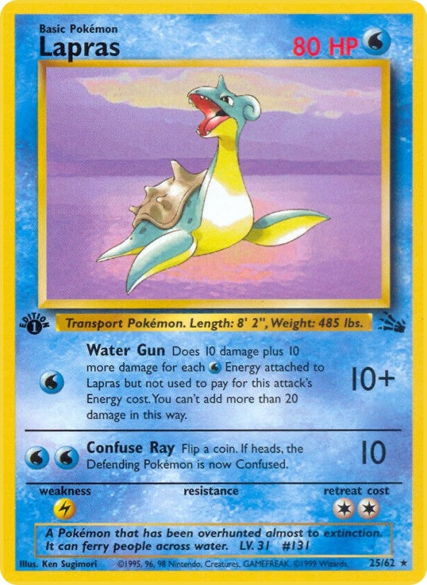 Lapras (25) (25/62) (Fossil)