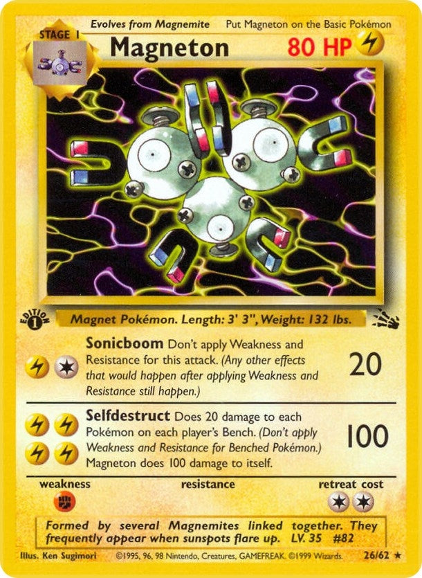 Image for Magneton (26) (26/62) (Fossil) - Pokemon