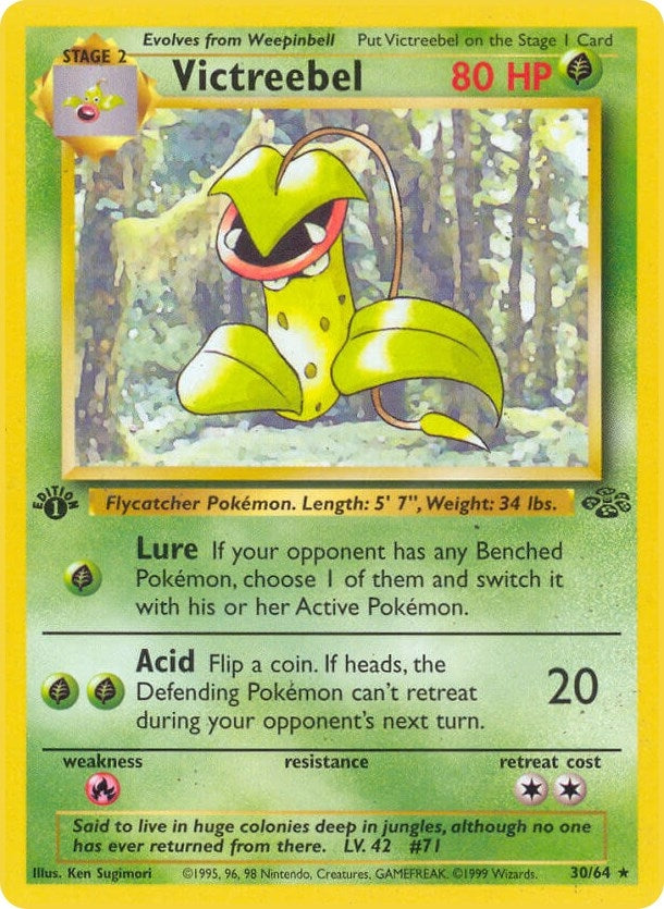 Image for Victreebel (30) (30/64) (Jungle) - Pokemon