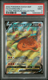 CHARIZARD V 2022 SWSH UPC PSA 9