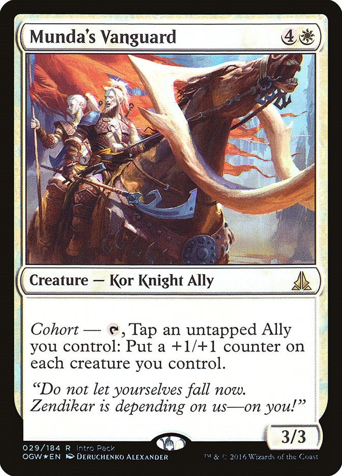 Image for Munda's Vanguard (29) (Foil) (Unique and Miscellaneous Promos) (UMP) - Magic: The Gathering