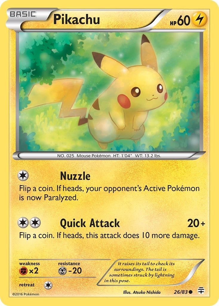 Image for Pikachu (26/83) (Generations) - Pokemon