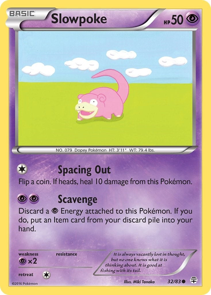 Image for Slowpoke (32/83) (Generations) - Pokemon