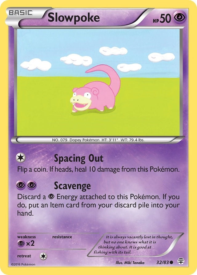 Image for Slowpoke (32/83) (Generations) - Pokemon