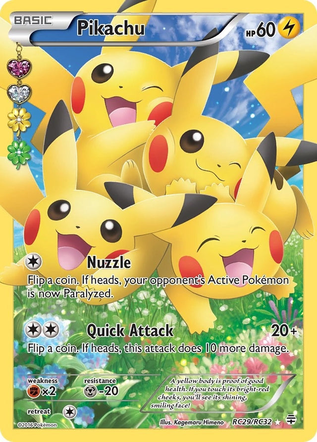 Image for Pikachu (Full Art) (RC29/RC32) (Generations: Radiant Collection) - Pokemon